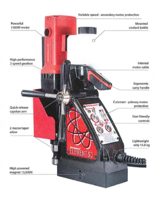 Element 50 110Volt Rotabroach Magnetic Drill